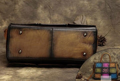 Handmade Leather crossbody purse shoulder bag for women leather messenger bag