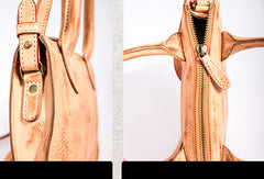 Handmade Genuine Leather Handbag Shopper Bag Crossbody Bag Shoulder Bag Purse For Women - EverHandmade