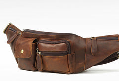 Leather Belt Bag Mens Fanny Back Waist Bag Fanny Bag For Men