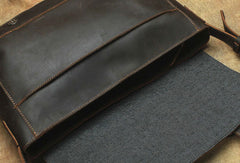 Black Cool Leather Messenger Bag Handbag Shoulder Bag For Men