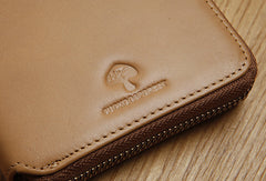 Genuine Leather Cute billfold Slim Zipper Wallet Card Holder Wallet Purse For Women Girl