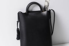 Genuine Leather handbag shoulder bag for women leather shopper bag - EverHandmade