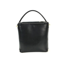 Handmade Womens Tooled Leather Square Handbag Purse SunFlower Crossbody Bag for Women