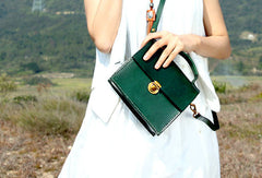 Handmade handbag purse leather crossbody bag purse shoulder bag for women