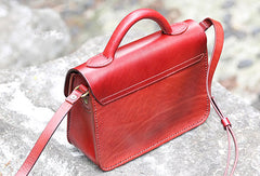 Handmade handbag satchel purse leather crossbody bag shoulder bag women