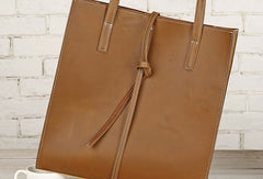 Handmade Leather handbag shoulder bag large tote for women leather shopper bag