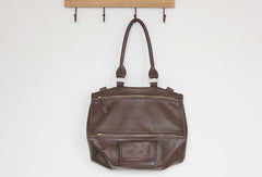 Handmade Leather Handbag Locomotive Motorcycle Models Leather Shoulder Bag For Women - EverHandmade