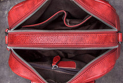 Genuine Leather Handbag Vintage Crossbody Bag Shoulder Bag Purse For Women - EverHandmade