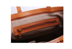 Handmade Leather Tote Purse Bucket Bag Handbag Shoulder Bag Large for Women Leather Shopper Bag - EverHandmade