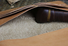Handmade long leather wallet floral leather clutch wallet for women men - EverHandmade