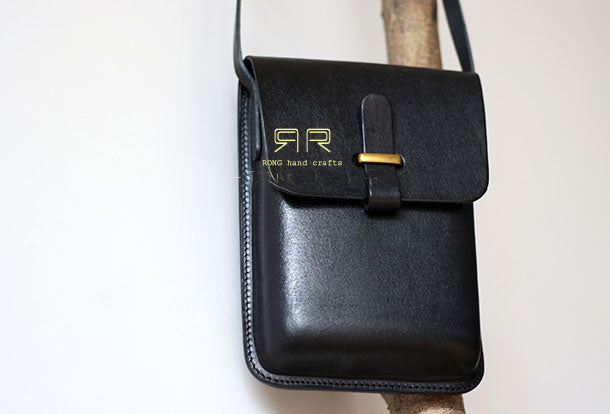 Handmade Leather vintage women phone purse leather shoulder bag crossbody bag - EverHandmade