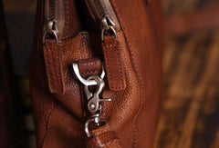 Vintage Cool leather mens Briefcase Business Briefcase laptop Briefcases for Men - EverHandmade