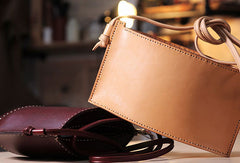 Handmade mini purse leather cute crossbody bag purse shoulder bag for women