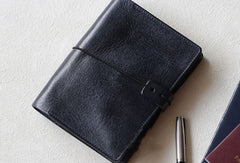 Handmade Genuine leather travel wallet passport journal notebook purse long wallet women - EverHandmade