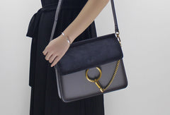 Genuine Leather Cute Fashion Purse Shoulder Bag for Women Leather Crossbody Bag - EverHandmade