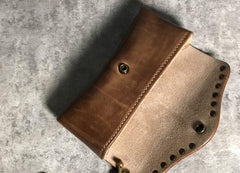 Handmade Mens Womens Cool Wooden Leather Glasses Case Glasses Box Glasses Holder Eyeglass Case