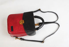 Genuine Leather Backpack Handmade Handbag Bag Shoulder Bag Purse For Women