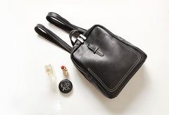 Womens Leather Cute Vintage Backpack School Backpack Purse for Women