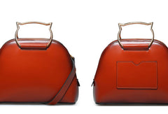 Genuine Leather cat crossbodybag handbag shoulder bag for women leather bag