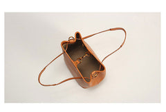 Handmade Leather Tote Purse Bucket Bag Handbag Shoulder Bag Large for Women Leather Shopper Bag - EverHandmade