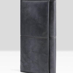 Vintage Cool Leather Mens Long Wallet Bifold Long Wallet for Men