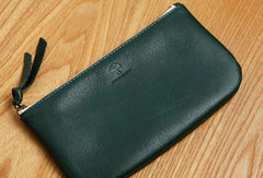 Genuine Leather billfold Long Wallet Zipper Slim Wallet Coin Change Card Wallet Purse For Women