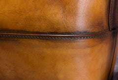 Genuine Leather Bucket Bag Vintage Handbag Bag Shoulder Bag Crossbody Bag Purse Clutch For Women - EverHandmade