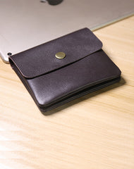 Cute Women Yellow Leather Mini Zip Coin Wallets Change Wallets Slim Billfold Wallet For Women