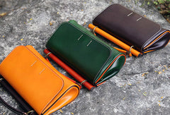 Handmade Leather Vintage Small Shoulder Bag purse crossbody bag for women - EverHandmade