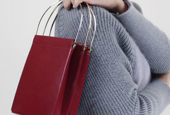 Genuine Leather Tote Purse Handbag Shoulder Bag for Women Leather Shopper Bag - EverHandmade