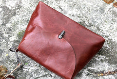Handmade black cute purse leather crossbody bag shoulder bag women - EverHandmade