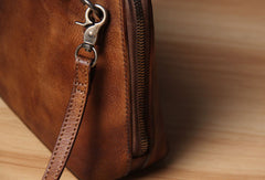 Handmade Leather phone purse shoulder bag for women leather crossbody bag