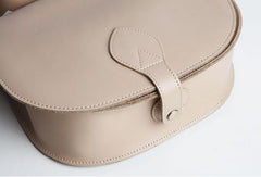 Genuine Leather Cute Crossbody Bag Saddle Bag Shoulder Bag Women Girl Fashion Leather Purse