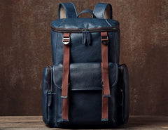 Cool Leather Mens Backpack Travel Backpack School Backpacks for Men