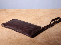 leather zip wallet mens long leather wallet zip around wallet long wallets for men 