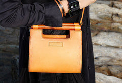 Handmade handbag purse leather crossbody bag purse shoulder bag for women
