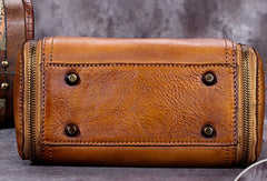 Genuine Leather Handbag Vintage Crossbody Bag Shoulder Bag Purse For Women