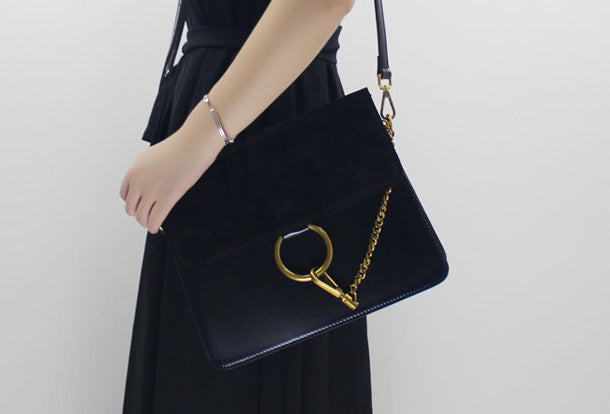 Genuine Leather Cute Fashion Purse Shoulder Bag for Women Leather Crossbody Bag - EverHandmade