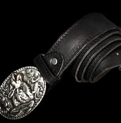 Handmade Leather Mens Belts Custom Cool Leather Men Black Belt for Men
