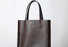 Handmade Leather Mens Tote Bag Cool Tote Bag Handbag Shoulder Bag for men