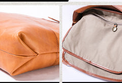 Handmade Genuine Leather Handbag Tote Purse Handbag Shoulder Bag Purse For Women - EverHandmade