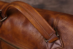 Genuine Leather Mens Cool Messenger Bag iPad Bag Chest Bag Bike Bag Cycling Bag for men