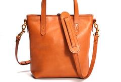 Handmade Leather Tote Purse Bucket Bag Handbag Shoulder Bag Large for Women Leather Shopper Bag - EverHandmade