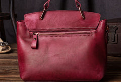 Handmade Leather handbag purse shoulder bag for women leather shopper bag