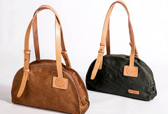 Handmade Genuine Leather Handbag Shopper Bag Purse Shoulder Bag Purse For Women - EverHandmade