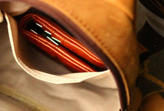 Genuine Leather Mens Chest Bag Cool Sling Bag Waist Bag Bike Bag Cycling Bag For Men - EverHandmade