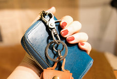 Genuine Leather Wallet Zipper Cards Wallet billfold Leather Wallet Befold Wallet For Men Women