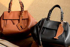 Handmade Genuine Leather Handbag Crossbody Bag Shoulder Bag Purse For Women - EverHandmade
