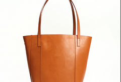 Handmade Leather Tote Purse Bucket Bag Handbag Shoulder Bag Large for Women Leather Shopper Bag - EverHandmade