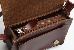 Genuine Leather Cute Crossbody Bag Messenger Bag Shoulder Bag Women Girl Leather Satchel Bag Purse
